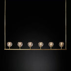 Crystal Ball Linear Chandelier