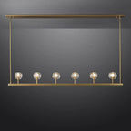 Crystal Ball Linear Chandelier
