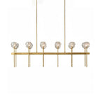 Crystal Ball Linear Chandelier