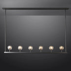 Crystal Ball Linear Chandelier