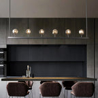Crystal Ball Linear Chandelier