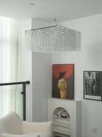 Crystal Frame Chandelier Crystal lighting by Bling Lighting Studio