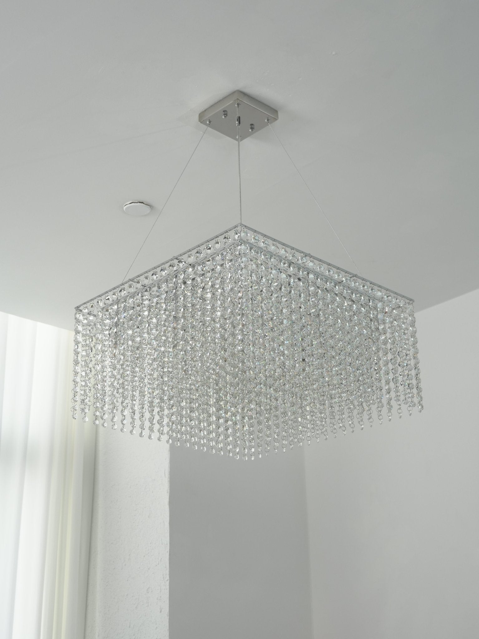 Crystal Frame Chandelier Crystal lighting by Bling Lighting Studio