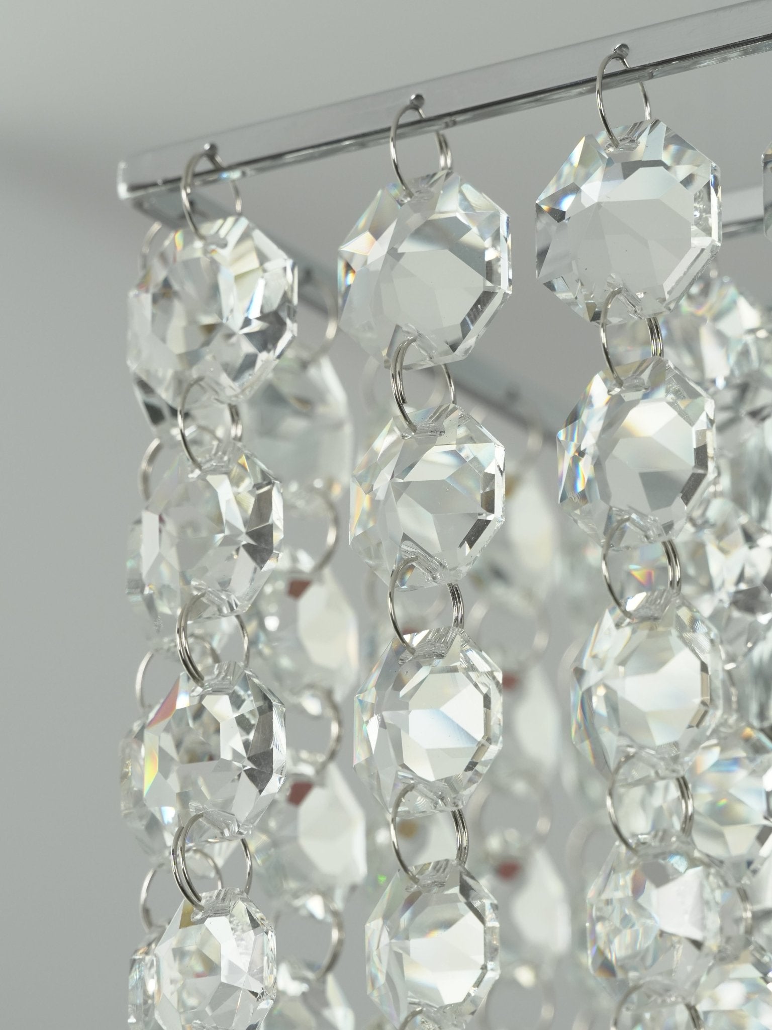 Crystal Frame Chandelier Crystal lighting by Bling Lighting Studio