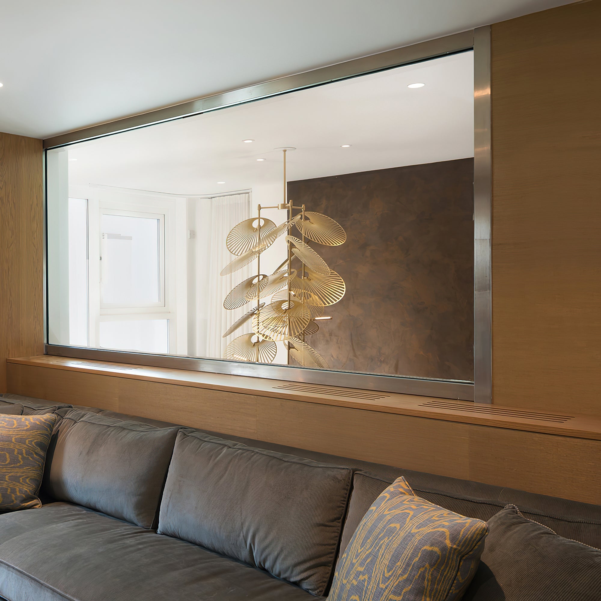 Luxury Cattail Leaf Chandelier product image