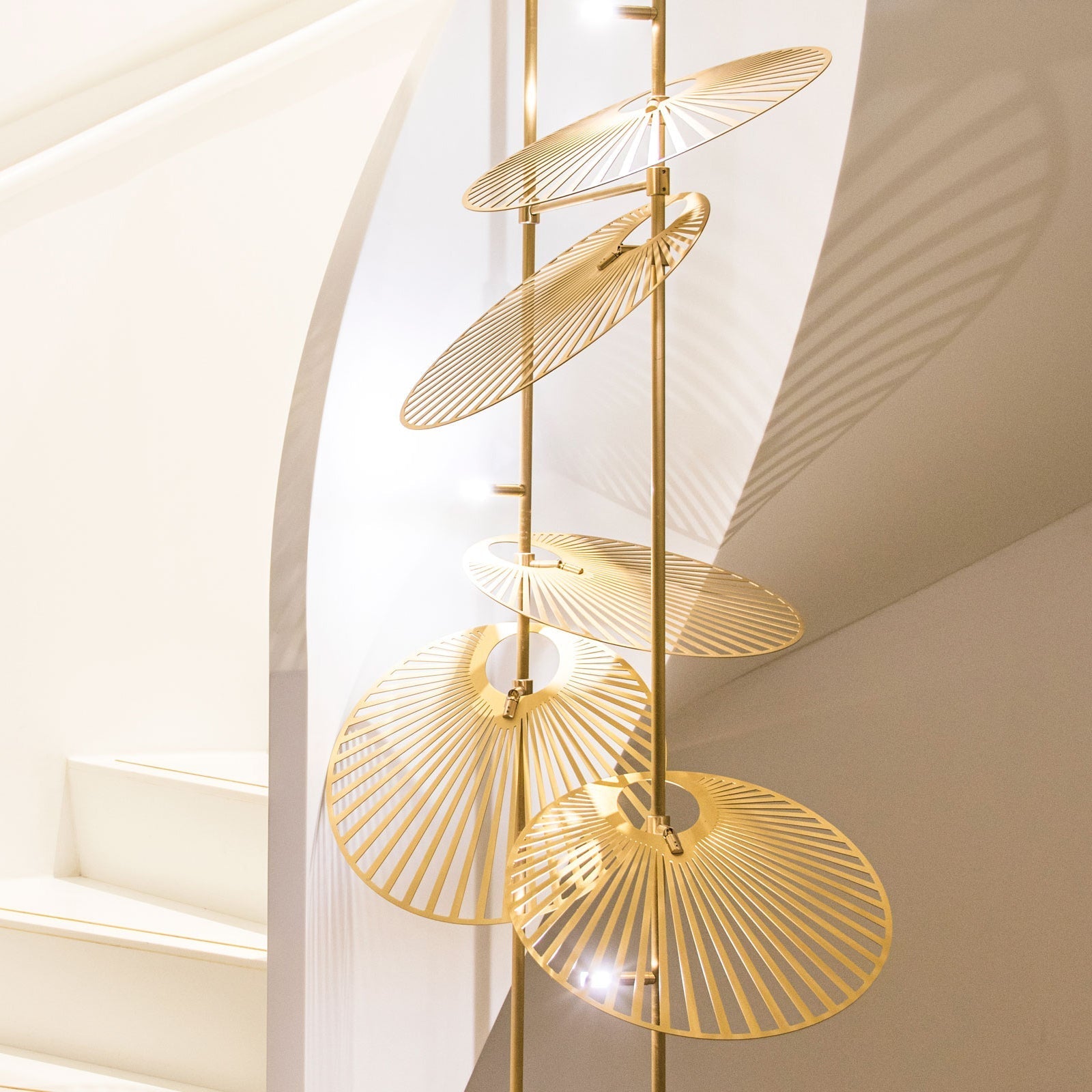 Luxury Cattail Leaf Chandelier product image