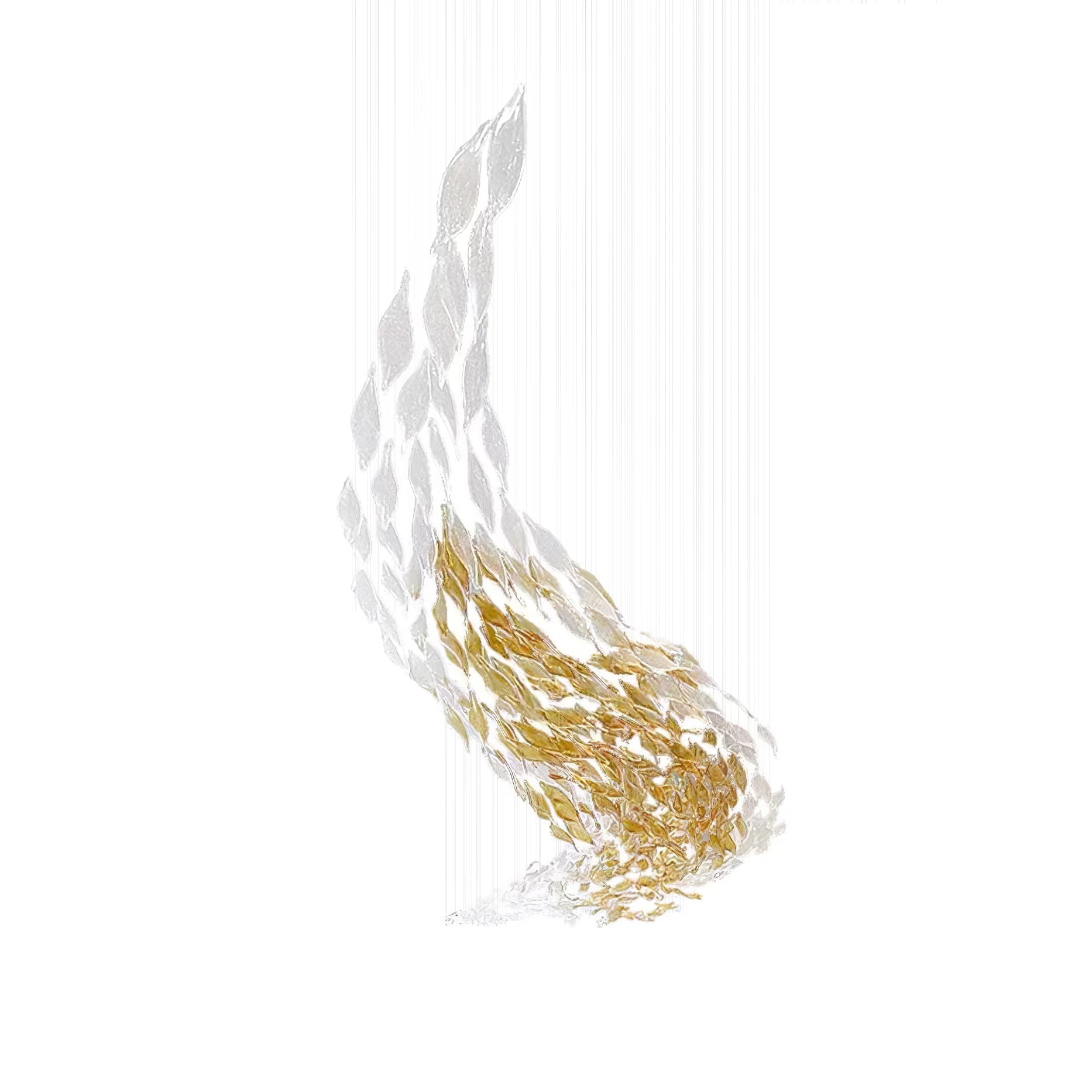Metallic Artistic Foliage Ceiling Chandelier product image