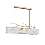 Thalassa Glass Branch Chandelier by Bling Lighting Studio