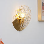 Art Deco Scallop Wall Light Glass lighting by Bling Lighting Studio