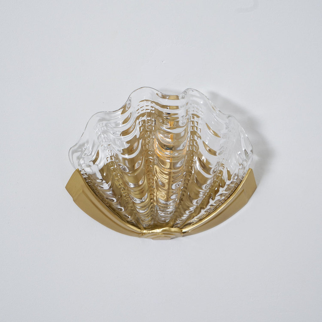 Art Deco Scallop Wall Light Glass lighting by Bling Lighting Studio