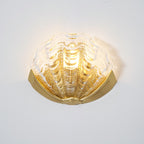 Art Deco Scallop Wall Light Glass lighting by Bling Lighting Studio