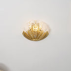Art Deco Scallop Wall Light Glass lighting by Bling Lighting Studio