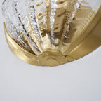 Art Deco Scallop Wall Light Glass lighting by Bling Lighting Studio