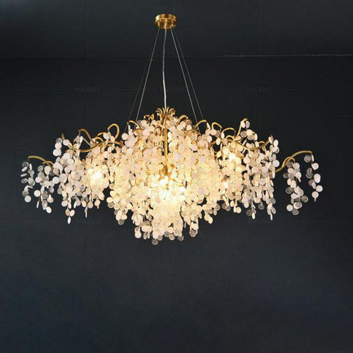 Sandra Oval Tree Branch Chandelier by Bling Lighting Studio