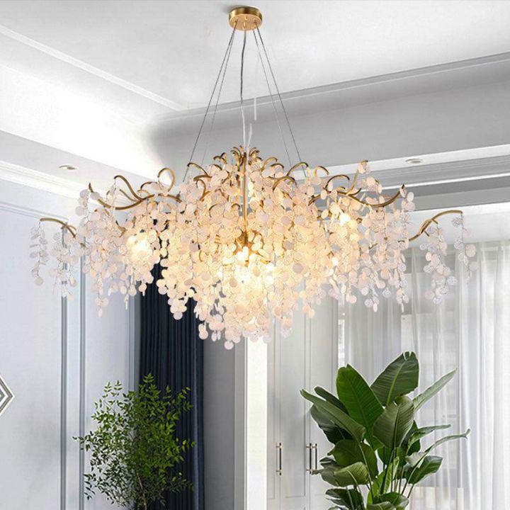 Sandra Oval Tree Branch Chandelier by Bling Lighting Studio