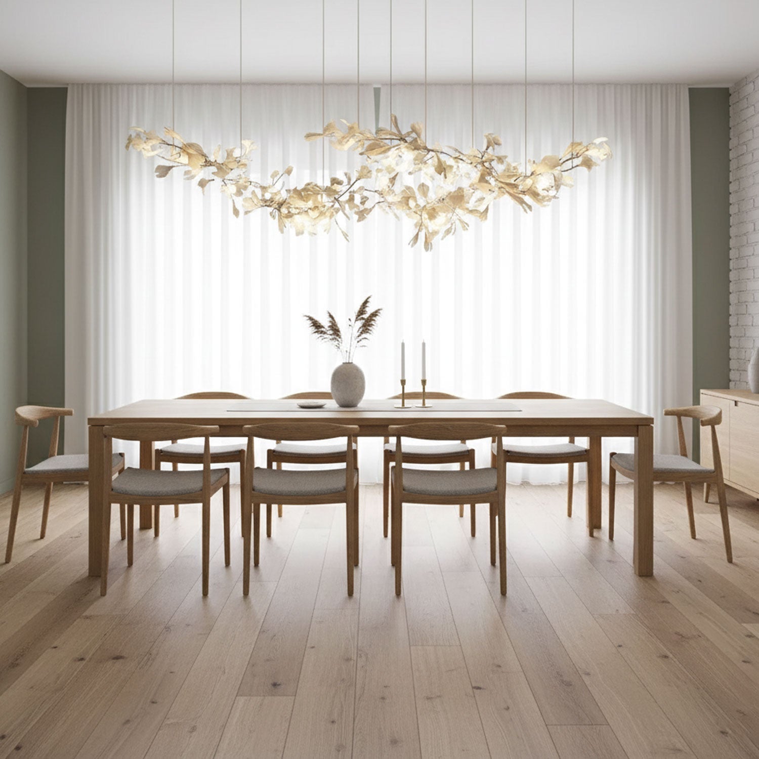 Two-Tier Botanical Chandelier additional product view