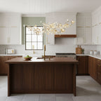 Two-Tier Botanical Chandelier material and finish detail