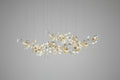 Two-Tier Botanical Chandelier by Bling Lighting Studio