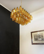 Poliedri Murano Amber Chandelier product image