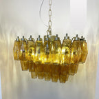 Poliedri Murano Amber Chandelier product image