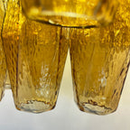 Poliedri Murano Amber Chandelier product image