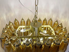 Poliedri Murano Amber Chandelier product image