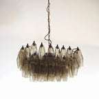 Poliedri Murano Smoked Chandelier product image