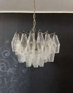 Poliedri Murano Trasparent Chandelier product image