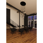 Velveton Seeded Glass Chandelier