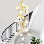 Branch Flower Craftsman Chandelier