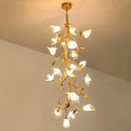 Branch Flower Craftsman Chandelier