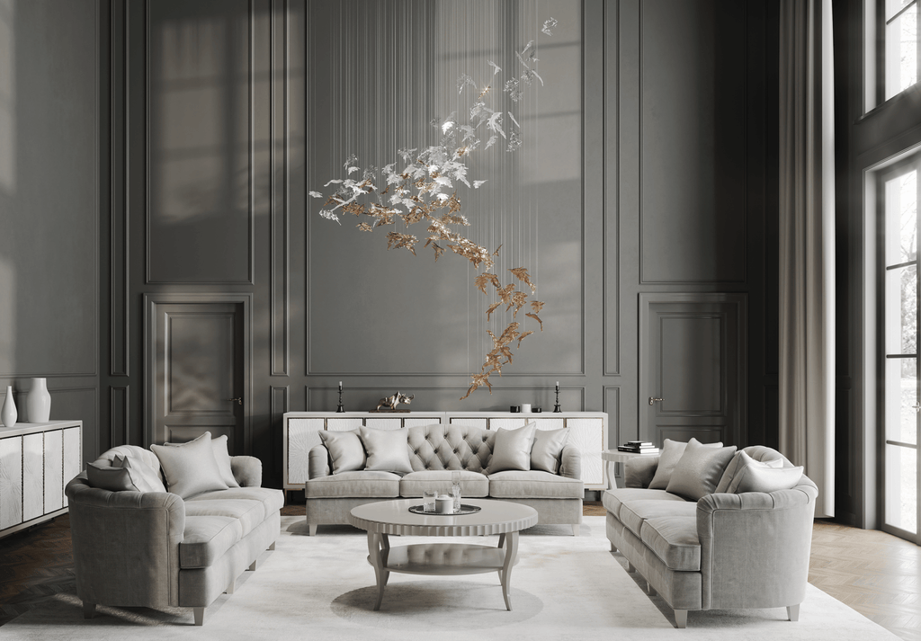 Organic Leaf Chandelier product image