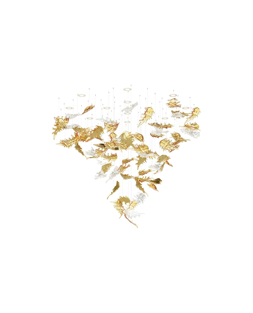 Organic Leaf Chandelier product image