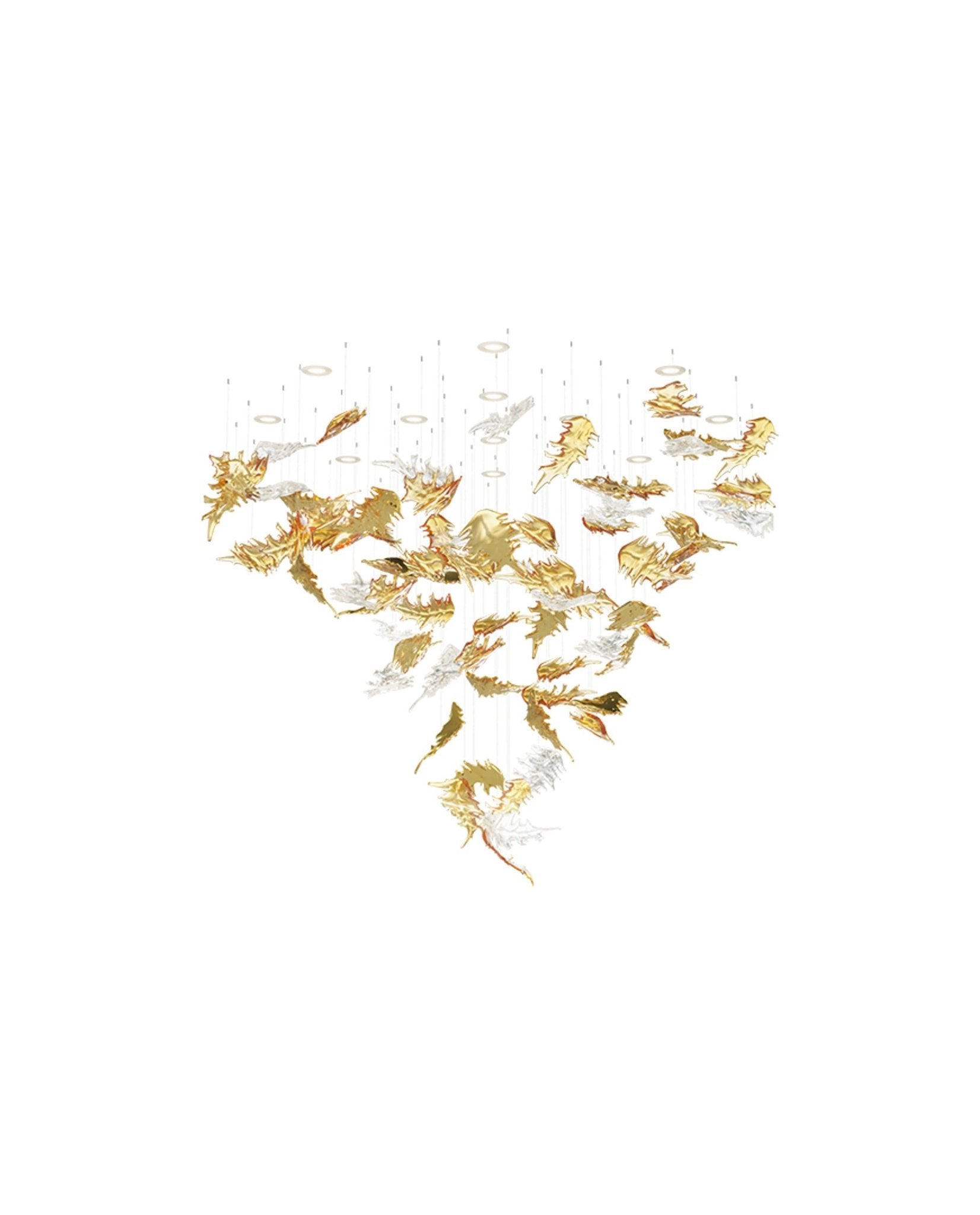 Organic Leaf Chandelier product image