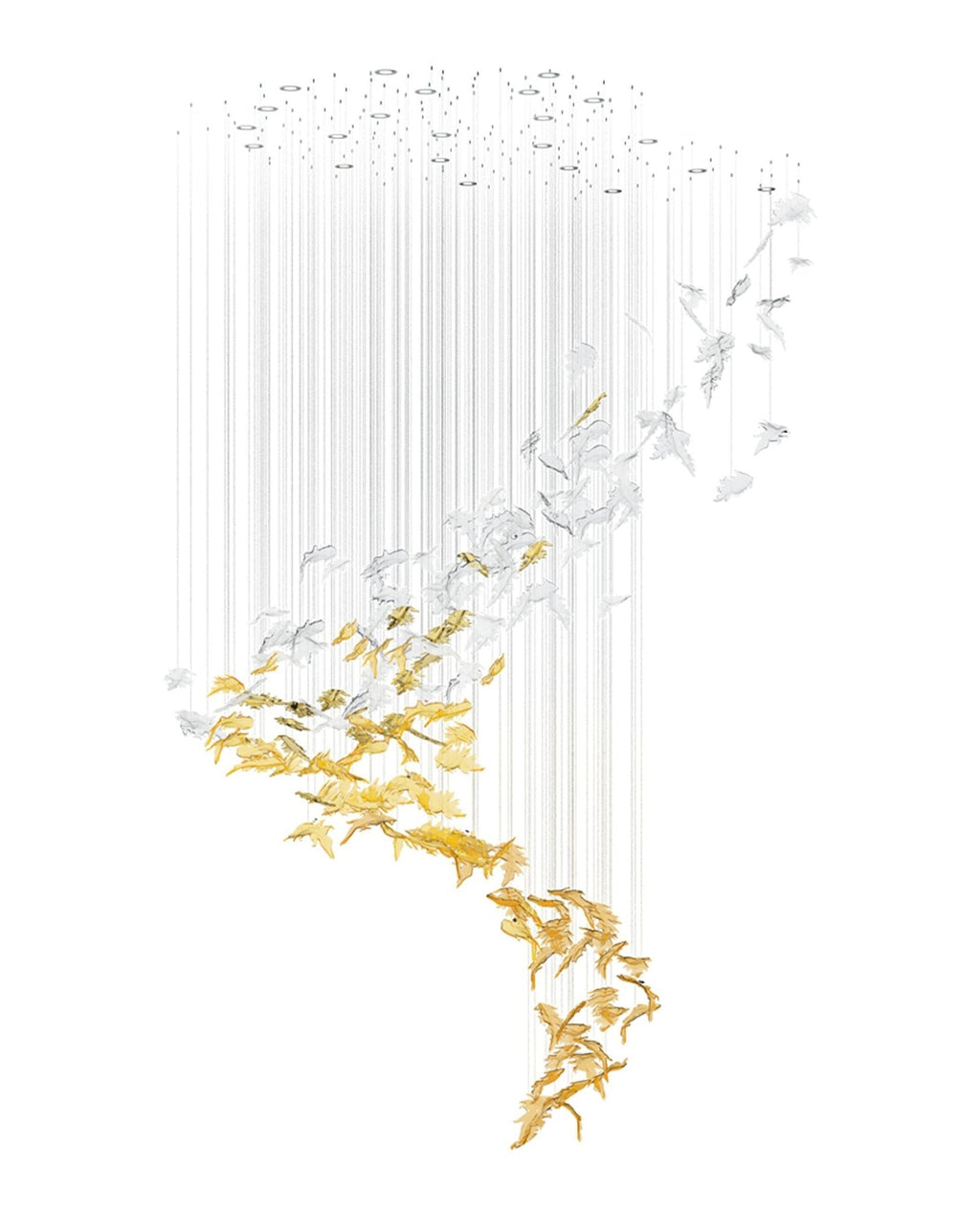 Organic Leaf Chandelier product image