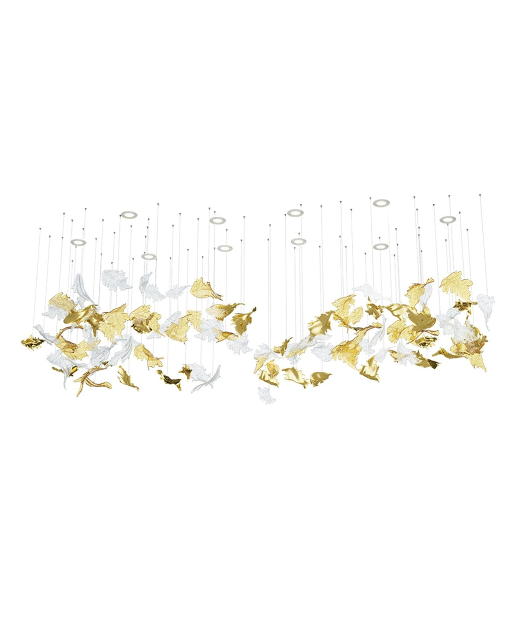 Organic Leaf Chandelier product image