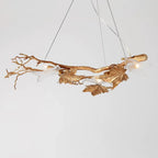 Branch Folio Brass Chandelier