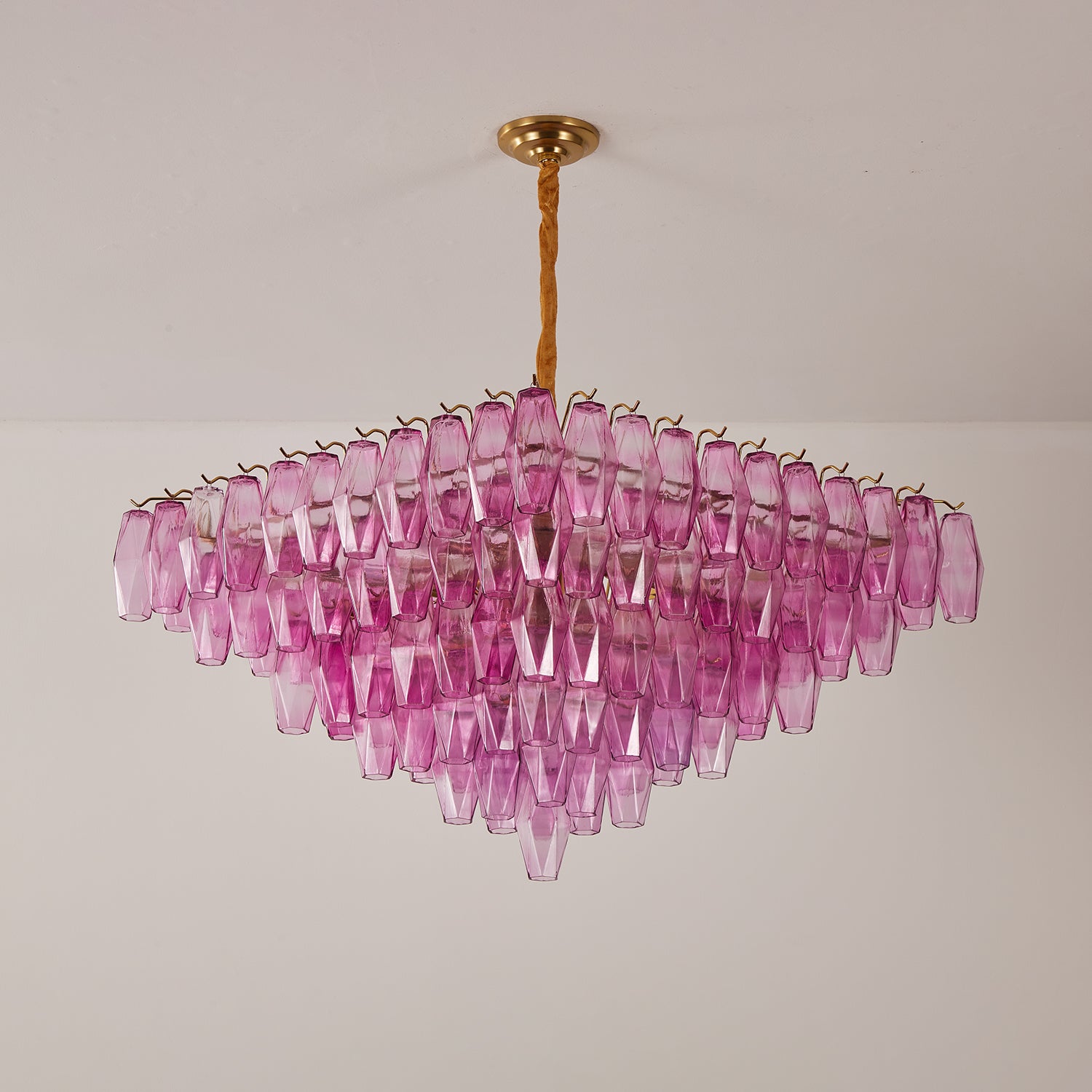 Murano Poliedri Prism Empire Chandelier