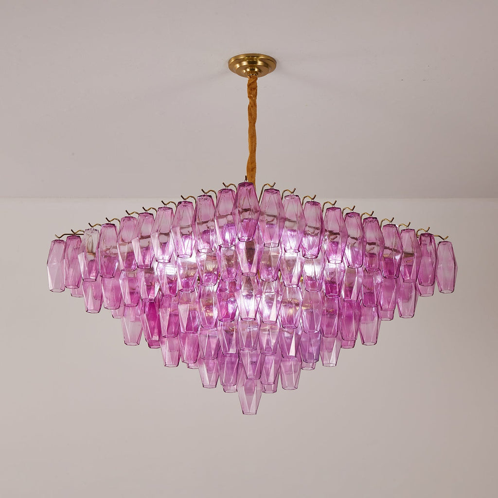 Murano Poliedri Prism Empire Chandelier