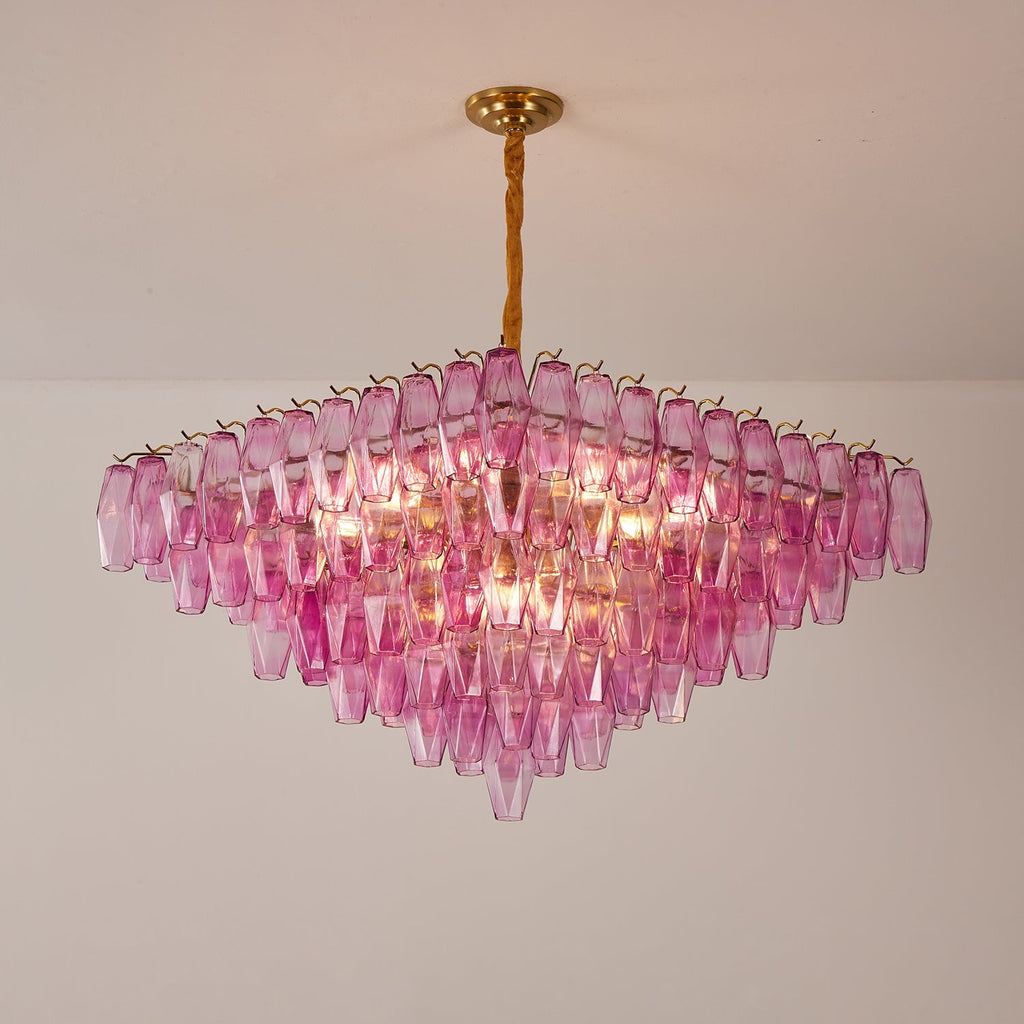 Murano Poliedri Prism Empire Chandelier