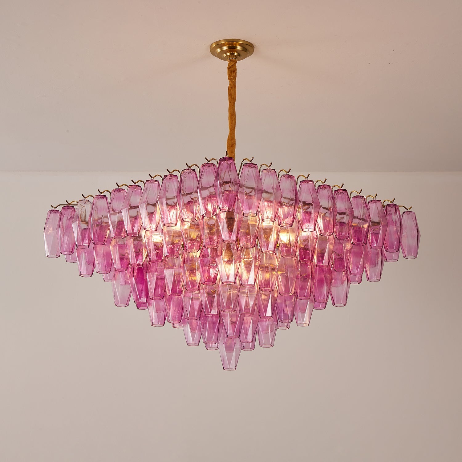 Murano Poliedri Prism Empire Chandelier
