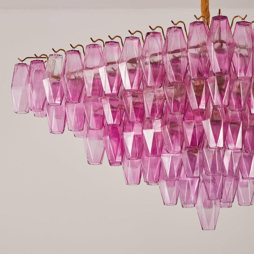 Murano Poliedri Prism Empire Chandelier