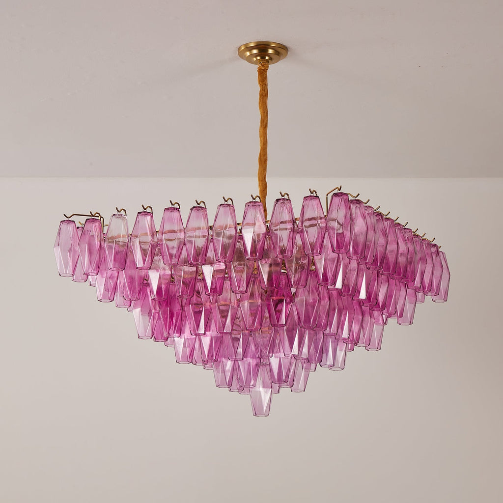 Murano Poliedri Prism Empire Chandelier