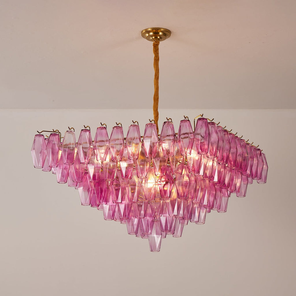Murano Poliedri Prism Empire Chandelier