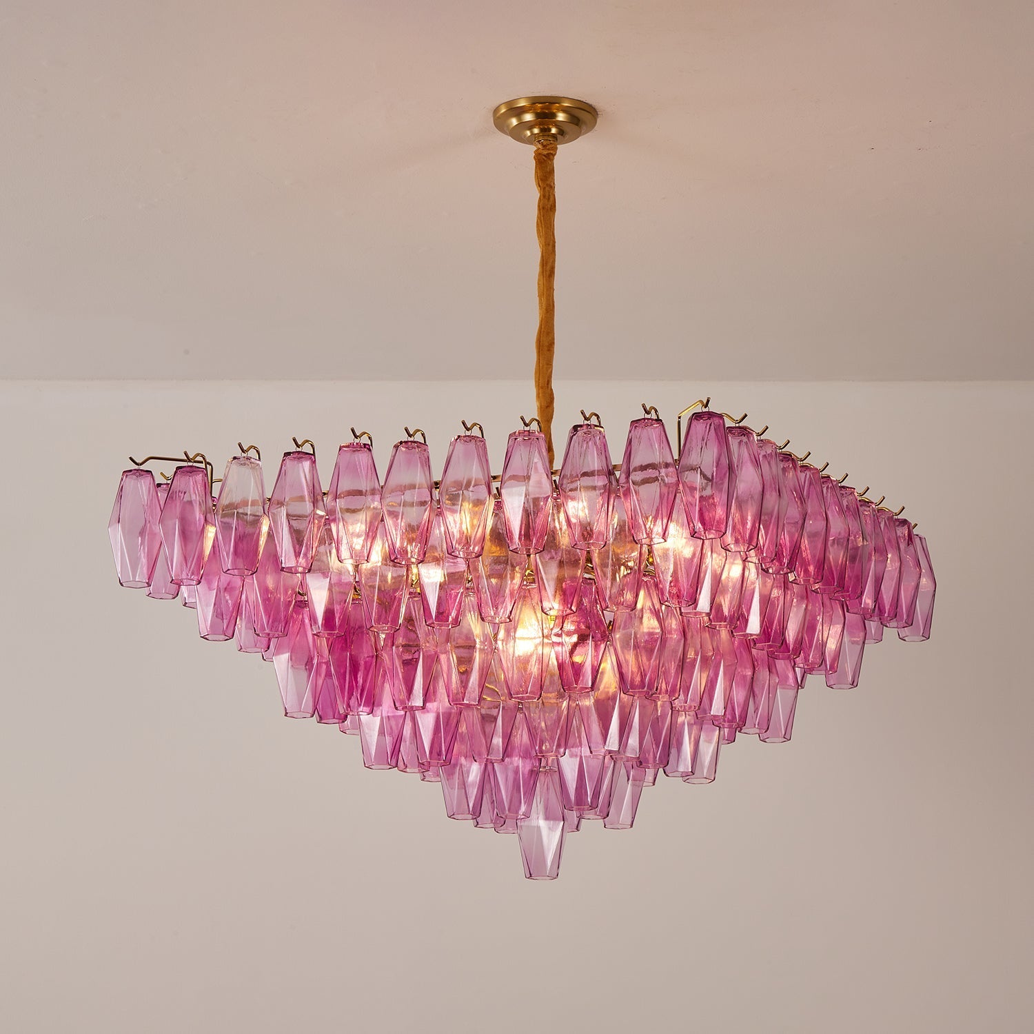 Murano Poliedri Prism Empire Chandelier