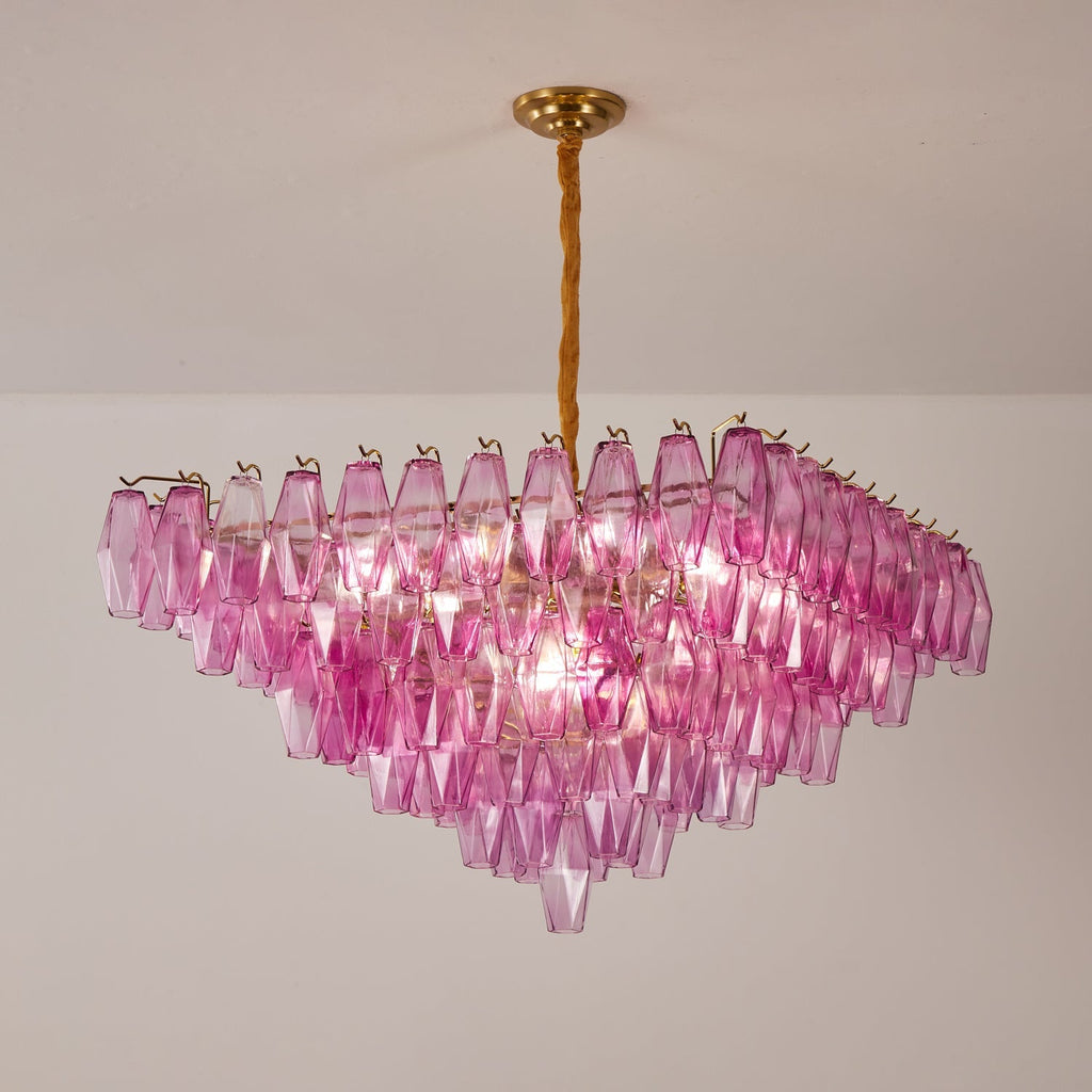 Murano Poliedri Prism Empire Chandelier