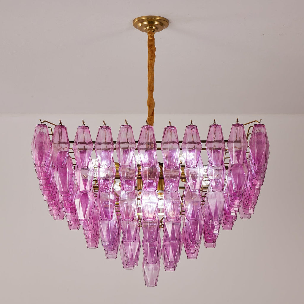 Murano Poliedri Prism Empire Chandelier