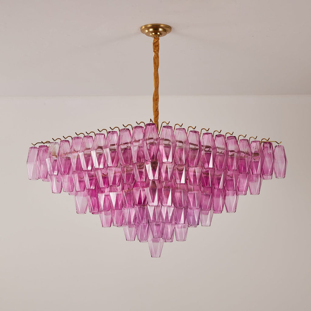 Murano Poliedri Prism Empire Chandelier