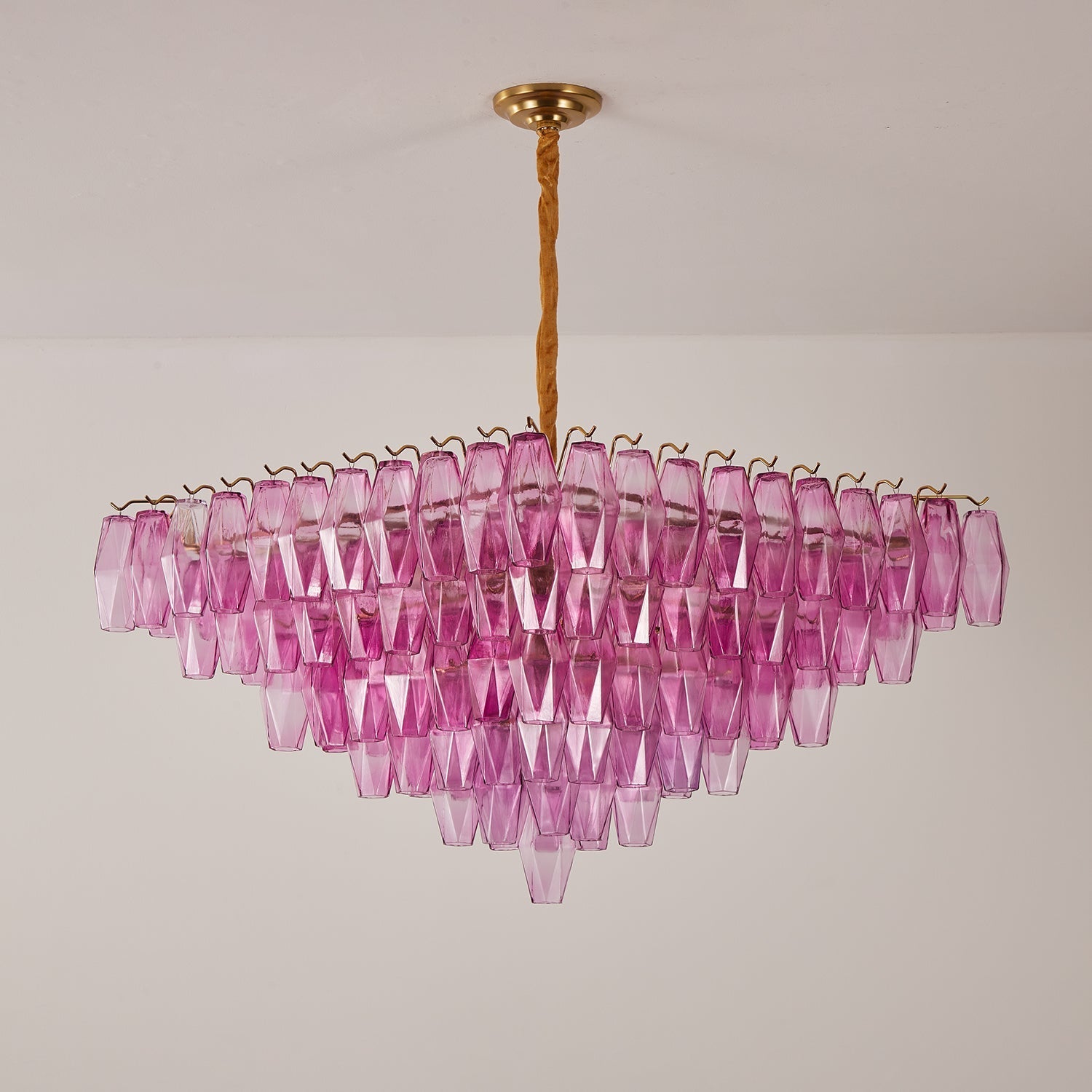 Murano Poliedri Prism Empire Chandelier