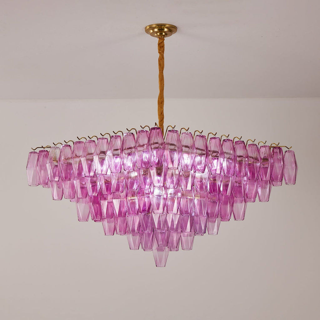 Murano Poliedri Prism Empire Chandelier